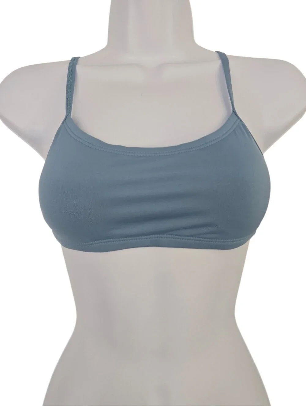 🩵 Nike Racerback Bikini Swim Top Dusty Blue Size Small